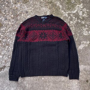 ☺*︎様 OLD Lambs wool sued knit VTG LA VICUNA 100% ALPACA FUZZY SHAGGY BOLIVIAN KNIT SWEATER