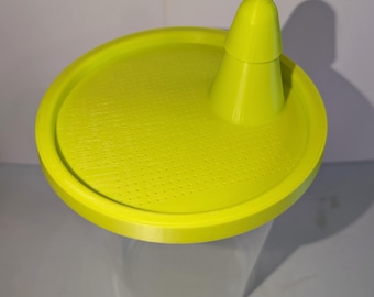 LID ONLY - Reusable Easy Pour Flightless Fruit Fly Culture Lid with Ventilation