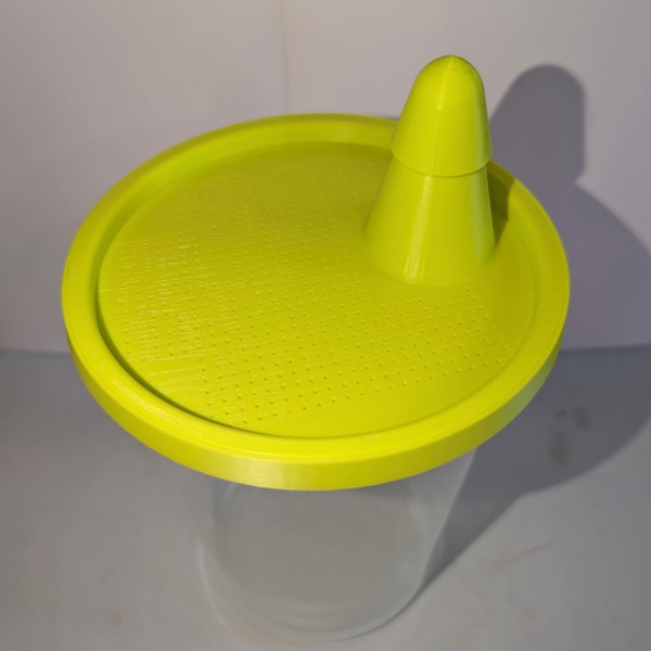Reusable Easy Pour Flightless Fruit Fly Culture Lid with Ventilation (LID ONLY)