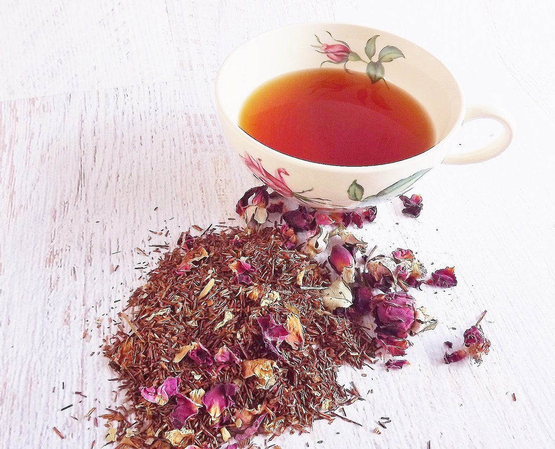 Cherry Rose Rooibos, Caffeine Free, Loose Leaf Tea - Etsy