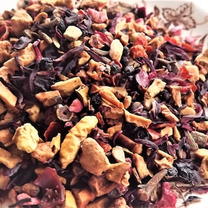 Vermont Spiced Apple Herbal Tea, Loose Leaf Tea, Herbal Tea, Apple Tea