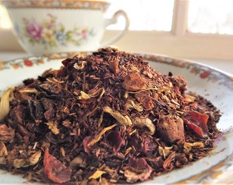 Orange Vanilla, Rooibos,  Caffeine Free, Loose Leaf Tea