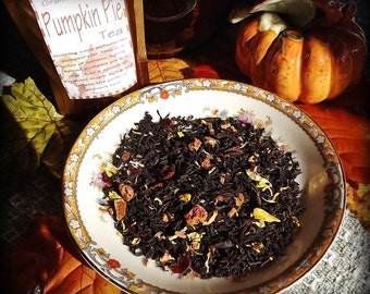 Pumpkin Pie, Pumpkin, Cinnamon Spice, Loose Leaf, Black Tea