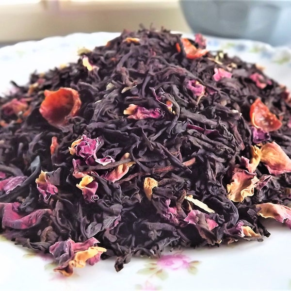 Rose Petal, Loose Leaf Black Tea