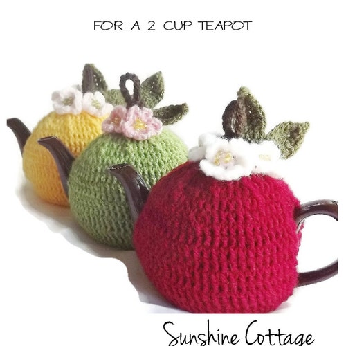Pattern Crochet Tea Cozy Pattern 2 Cup Tea Cozy Pattern Etsy Canada