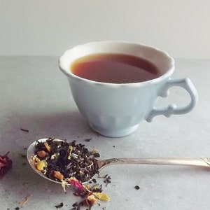 Cottage Garden Tea, Lavender, Rose, Honey and Mint, Black Loose Leaf Tea zdjęcie 2