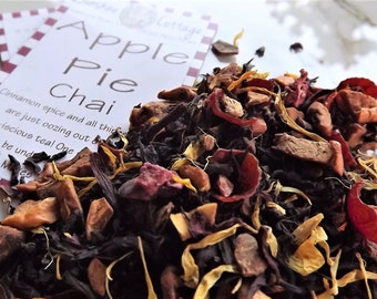 Apple Pie Chai, Autumn, Apple Spice Tea, Loose Leaf Black Tea