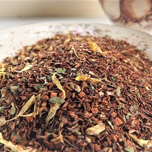 Ginger Peach, Rooibos, Caffeine Free, Loose Leaf Tea