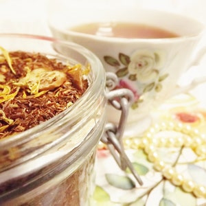 Jazz and Romance, Almond Vanilla Rooibos, Caffeine Free, Loose Leaf Tea