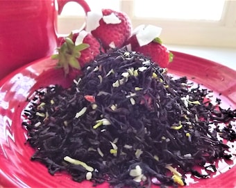 Coconut Kissed Strawberry Loose Leaf Black Tea