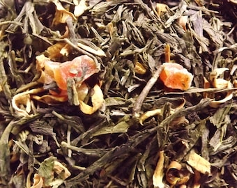 Pecan Pie Green Tea - Pecan Green Tea - Green Tea - Pecan Pie - Pecan - Loose Leaf Green Tea - Holiday Tea - Autumn Tea - Fall Tea