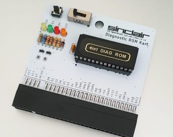 Cartucho de prueba de diagnóstico ZX Spectrum 16k 48k 128k +2 +3 - ROM de prueba externa