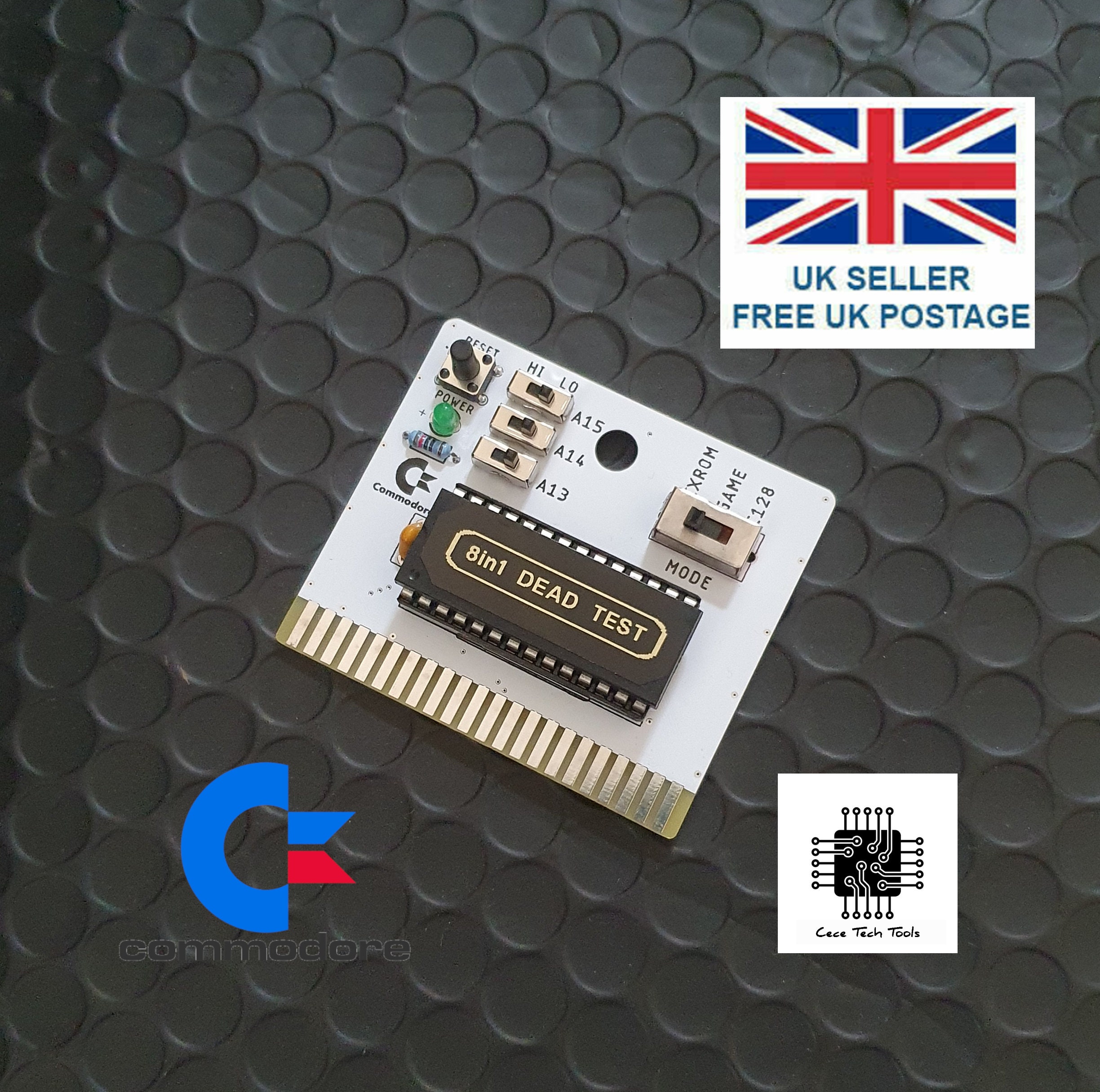 Commodore 64 8in1 Dead Test Diagnostic Cartridge 781220