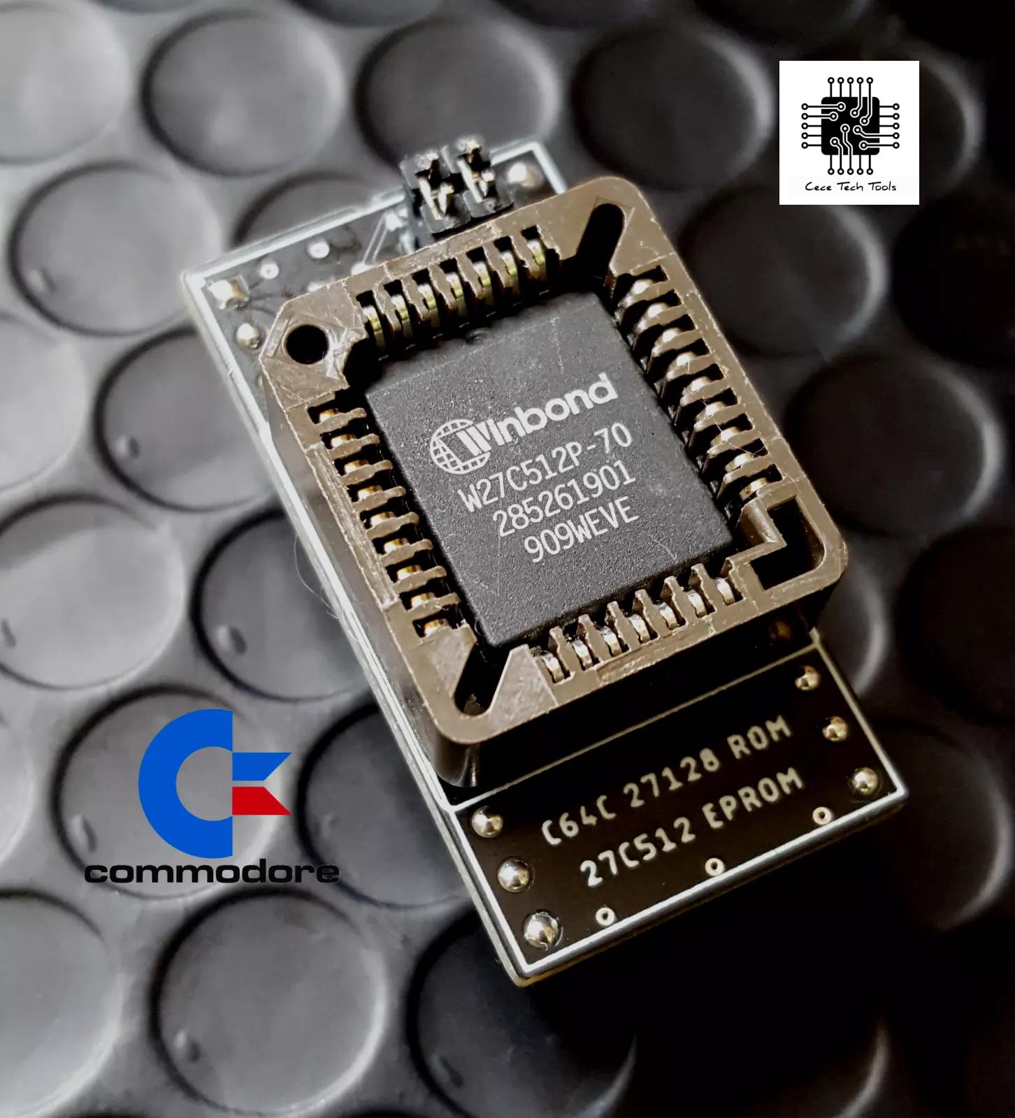 such Commodore C64c C128 4in1 16k Kernal Rom 251913-01 27128 ROM