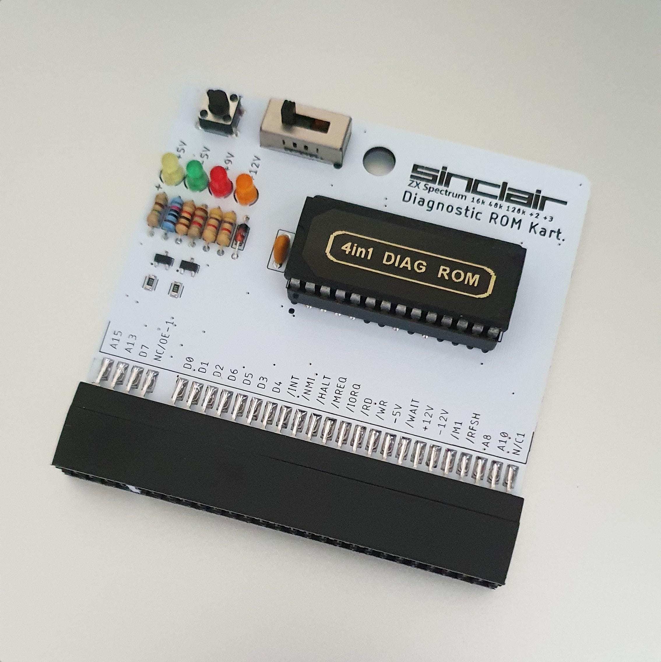 ZX Spectrum 16k 48k 128k +2 +3 Diagnostic Test Cartridge