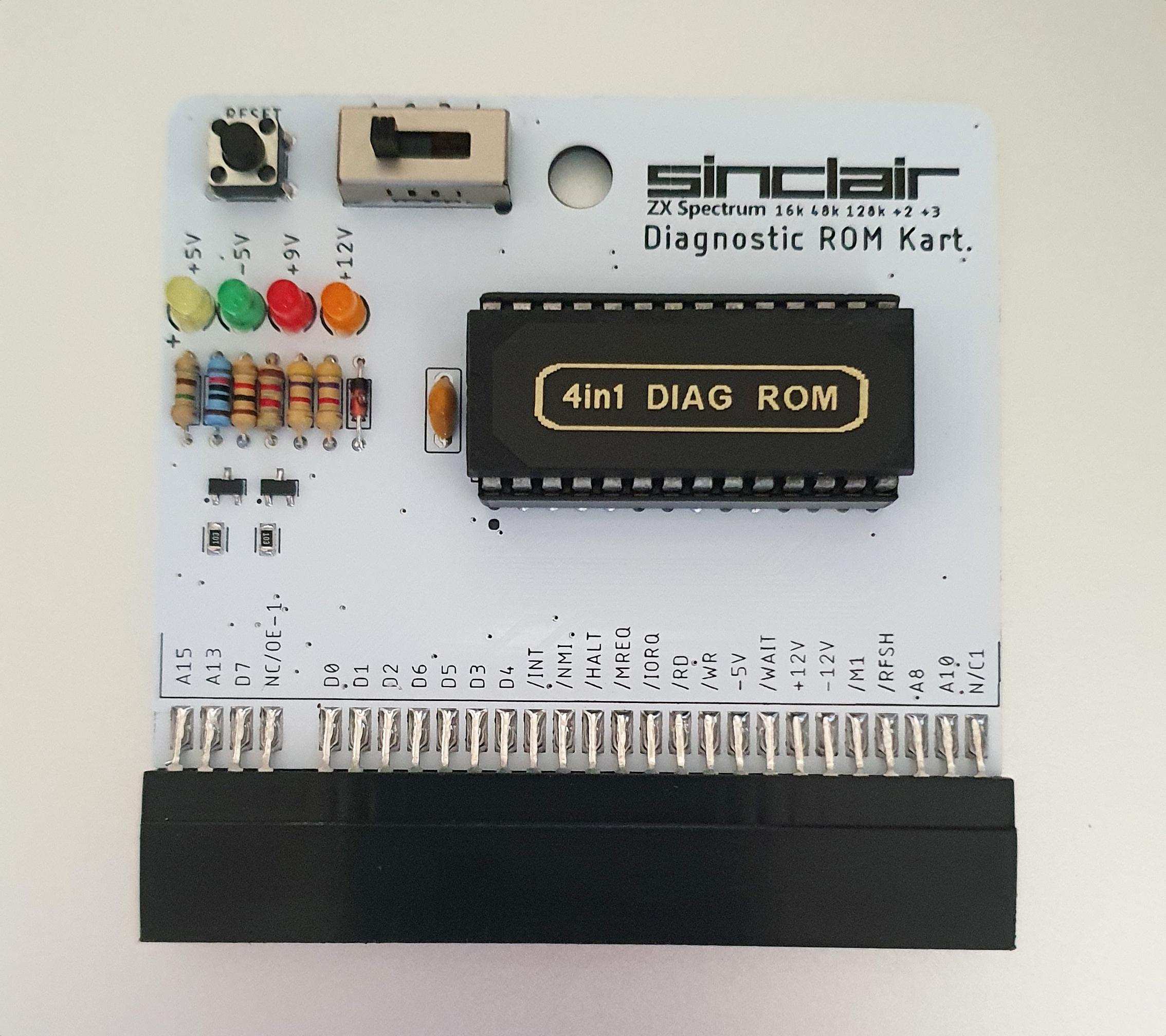 スペクトラムラボ　ギガラ ZX Spectrum 16k 48k 128k +2 +3 Diagnostic Test Cartridge