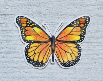 Monarch Sticker | Butterfly Sticker | Pollinator Sticker