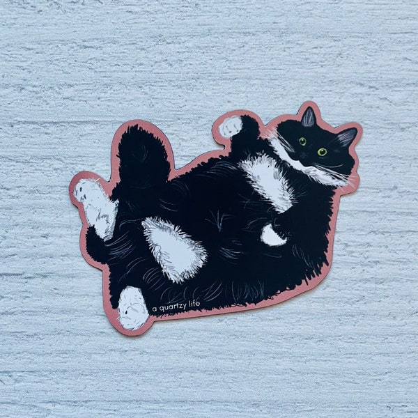 Cute Tuxedo Cat Magnet | Pet Cat Magnet