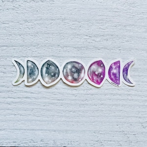 Moon Phases Sticker | Moon Decal
