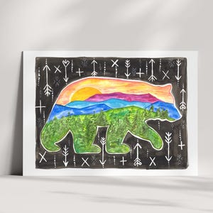 Appalachian Mountain Bear Card