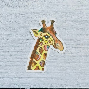 Cute Giraffe Sticker | Baby Animal Decal