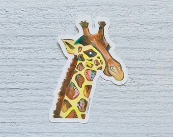 Cute Giraffe Sticker | Baby Animal Decal