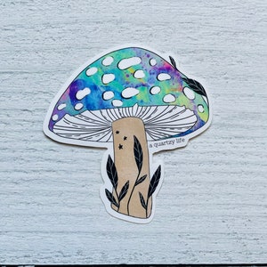 Paddenstoel Sticker | Schimmels Sticker voor Laptop, Auto, Waterfles