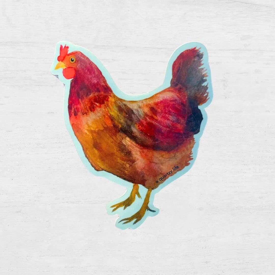 Chicken Sticker - Etsy