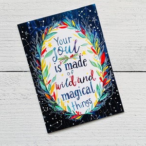 Wild Soul Card | Free Spirit Magical Soul Wenskaart