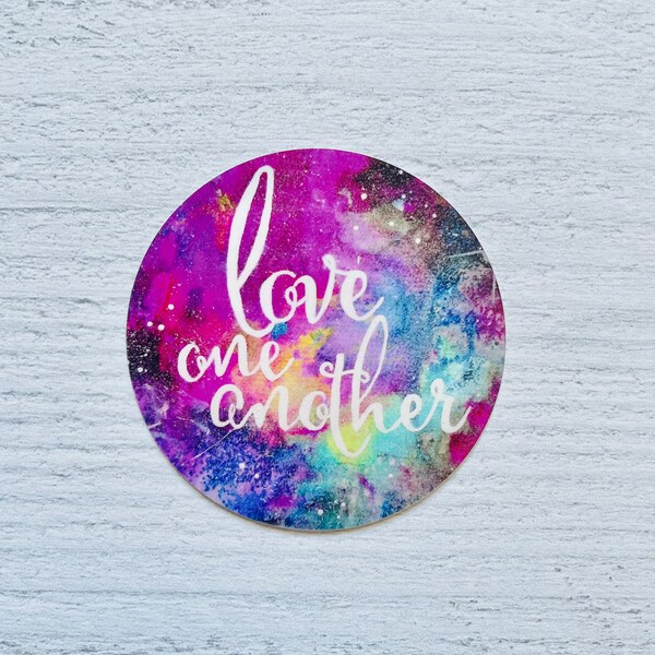 Love Sticker | Love One Another Sticker | Love Verse Sky Detail Decal