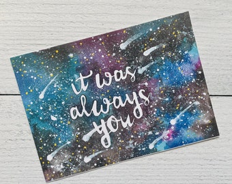Shooting Star Love Card | It Was Always You Love Card