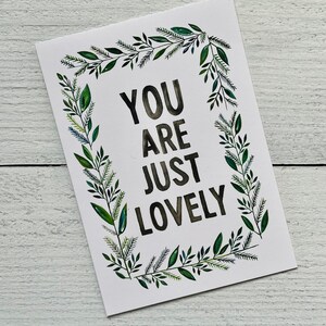 Vous êtes juste belle carte