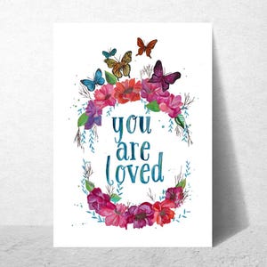 You are Loved Anniversary Birthday Encouragement Just Because Card
