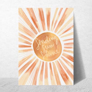 Sending Sunshine Just Because Card