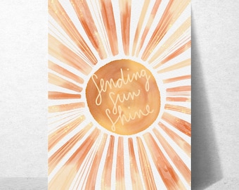Sending Sunshine Just Because Card