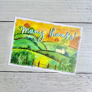 Merci beaucoup Carte Farmhouse in the Hills