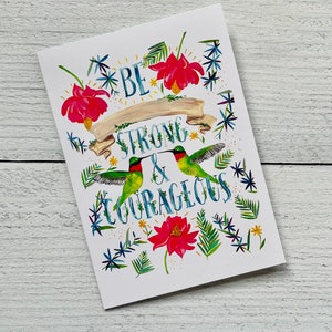 Be Strong & Courageous Card