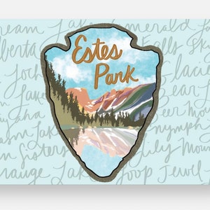 Carte postale du parc d'Estes