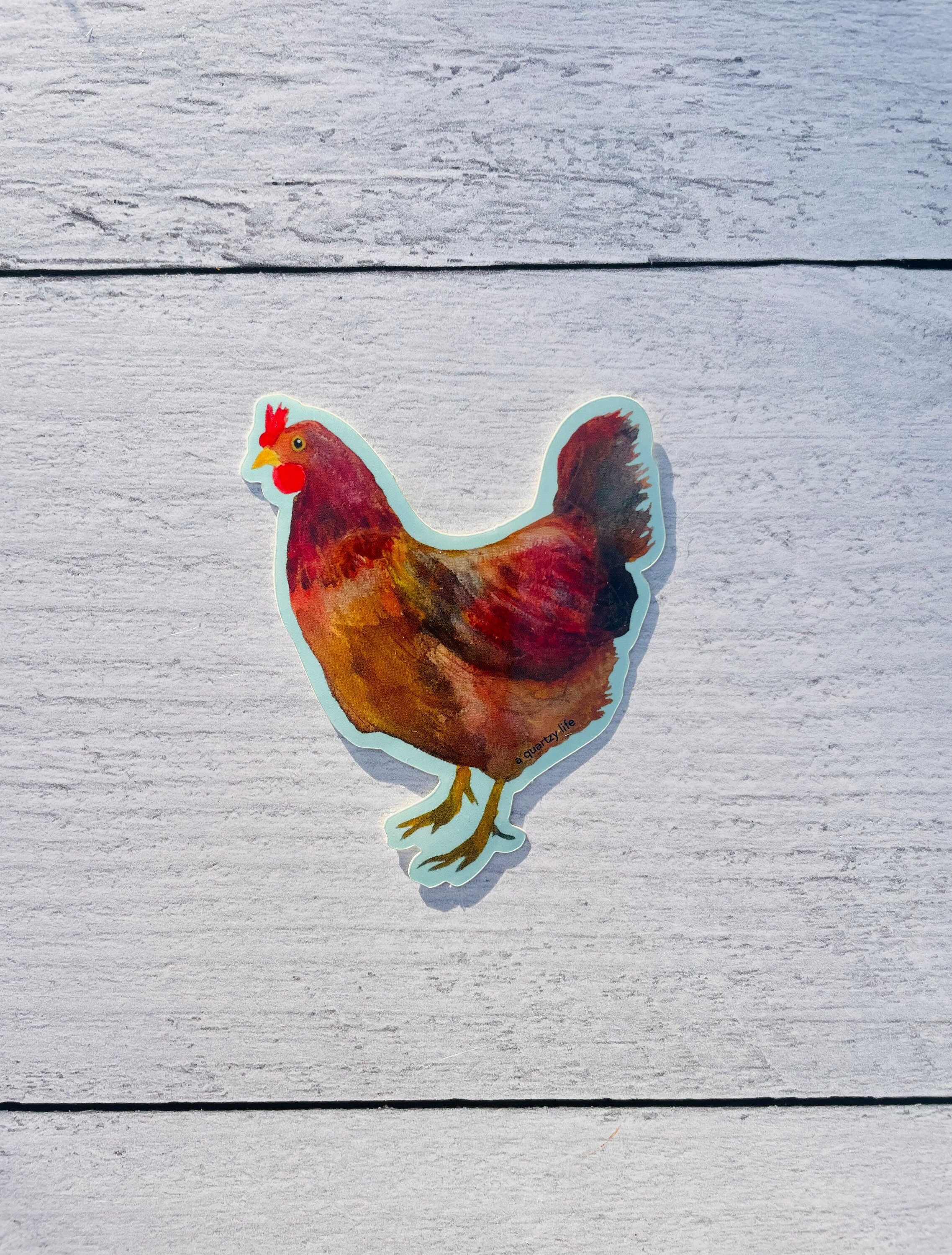 Chicken Sticker - Etsy