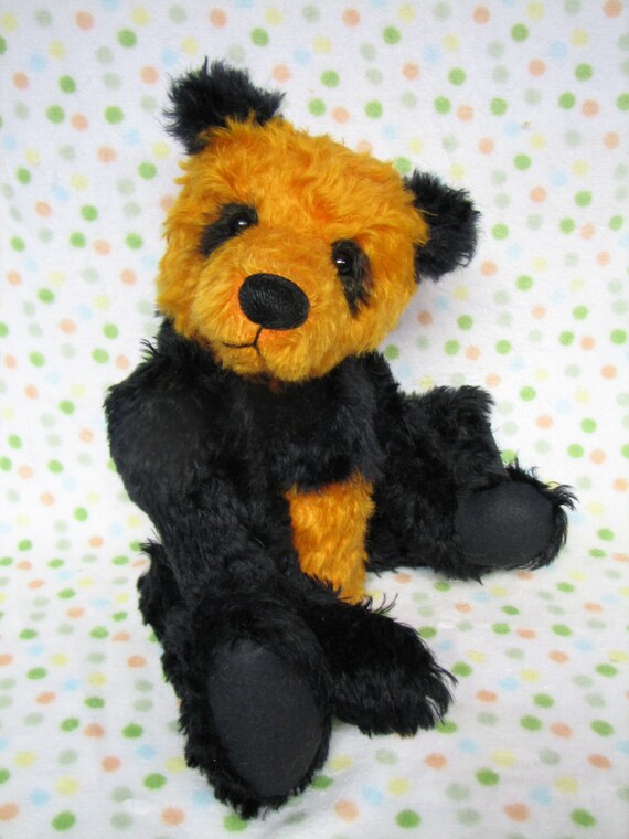 black panda teddy