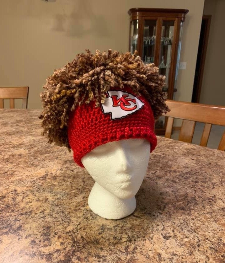 Patrick Mahomes Crochet Hat Headband 