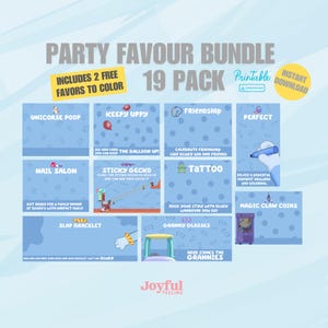 Ultimate Party Pack – 19 Printable Designs Instant Download