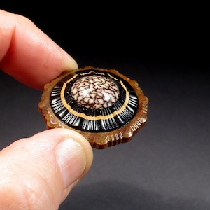 Ornamental Button with Betel Nut
