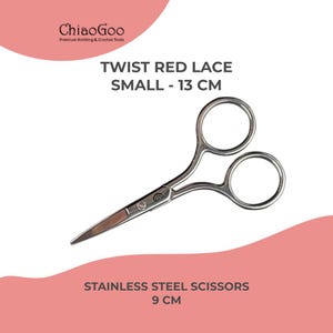 ChiaoGoo Stainless Steel Scissors: Knitting & Crochet Yarn Cutting Tool