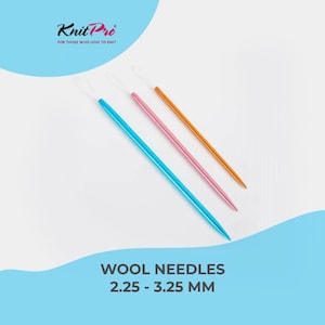 KnitPro aluminium wollen naalden: afwerkhulpmiddelen voor haken en breien