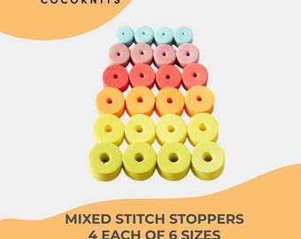 Stitch Stoppers: Protezioni per aghi in morbida schiuma - Set Terra e Colori