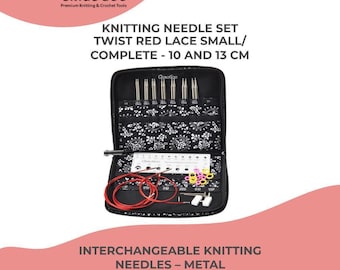 ChiaoGoo Twist Red Lace Interchangeable Circular Knitting Needles Small Set (2.75mm-5.00mm)