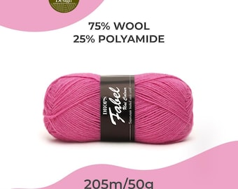 Drops Fabel Yarn - DK Superwash Wool Blend 205m/50g