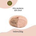DROPS Brushed Alpaca Silk Yarn - Exquisite, Soft, and Featherlight Blend for Luxurious Knitting & Crocheting product logo