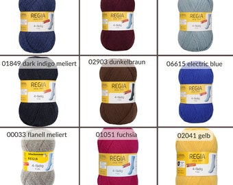 Regia 4-Ply Fuchsia Sock Yarn - 100g Wool Blend For Knitting Socks & More